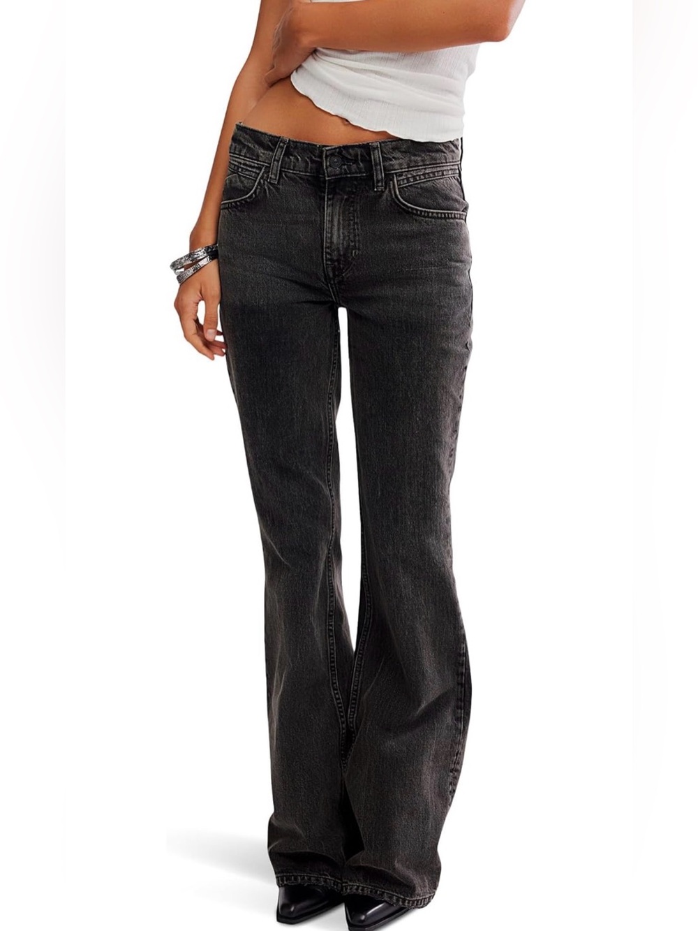 NWT We The Free West Coast Relaxed Flare Jeans